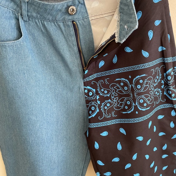 Size 27 Paisley Reworked Jeans - Picture 6 of 17
